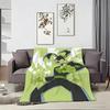 Anime L-Loonatics U-Unleashed Throw Lightweight 240G Flannel Blanket Soft Skin-Friendly For Summer Cooling