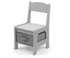 MILLY MALLY 5489 Furniture Set - Table and Two Chairs Sven Grey
