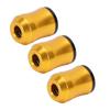 3PCS Screwdriver Head Magnet Rings Aluminum Alloy Power Drill Bit Screw Magnetizer Yellow