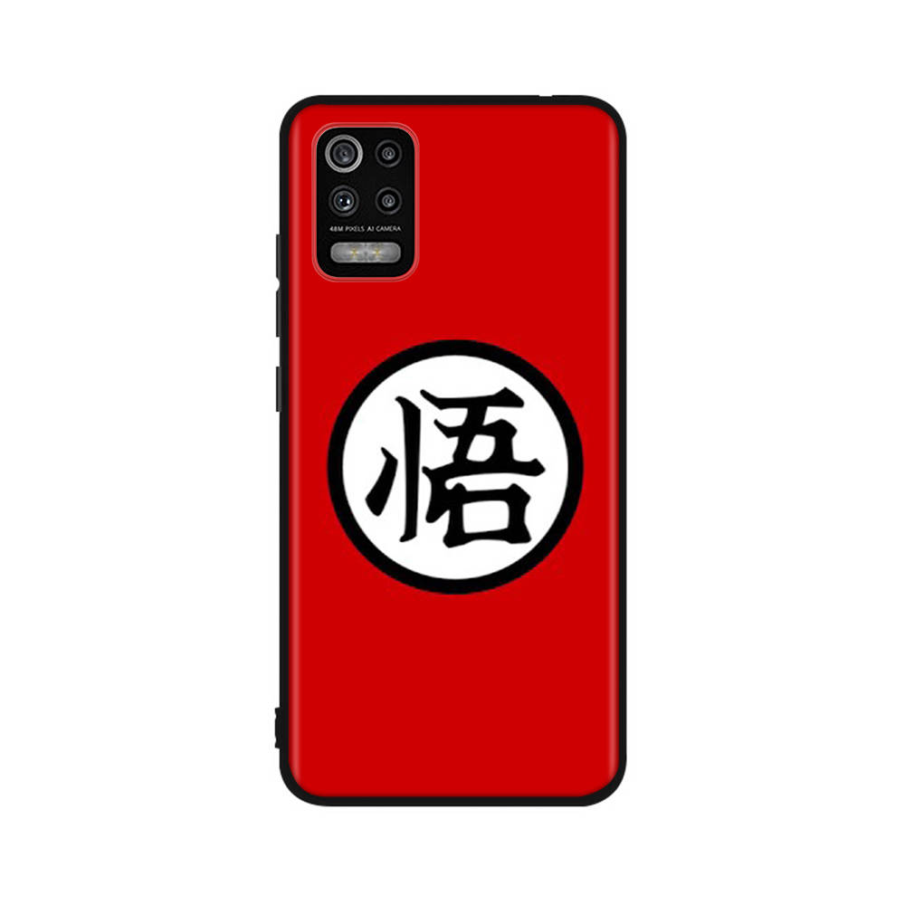 DT41 Pouzdro Dragon Ball Super pro iPhone 16 15 Plus 14 13 12 11 Pro 8 7 6S 6 SE 5S X XR XS Max Realme C30 C33 C31 9I Huawei P30 Černý měkký kryt