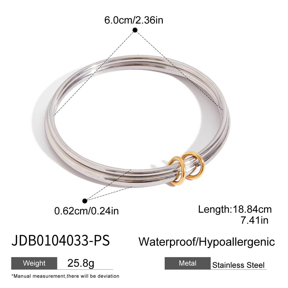 

Браслет-цепочка из кругов смешанных цветов Youthway для женщин, минималистичный, из нержавеющей стали с золотым покрытием, модное ювелирное украшение, подарок