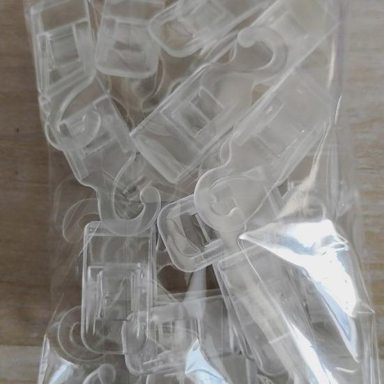 Laundry Hanger Clips Mini Poster Clips Artwork Photos Holder for Picture Card Hanging Display Clear Plastic Closet Organizer for Pants Towel Sock Boot