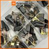 Heavy-Duty Carbon Brush with Metal Bases - for Drills, Sanders, Grinders, Motors - Durable Motor Repair Parts Kit