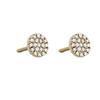 Alloy Round Unique Stud Earrings Minimalist European American Jewelry Trendy