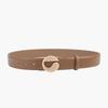 Belt Genuine Leather Calfskin Belt Belt Women's Black Logo Cowhide Belt