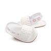 Baby Girls Sandals Ruffle Bowknot Premium Soft Sole Anti-Slip Open Toe Breathable Summer Outdoor First Walker Shoes Baby Sandals