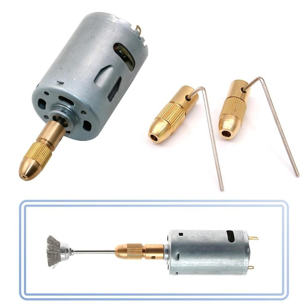 3 Sets 0.5-3mm Capacity Twist Drill Chuck Set Electric Drill Bit Collet  For Rotary Tools