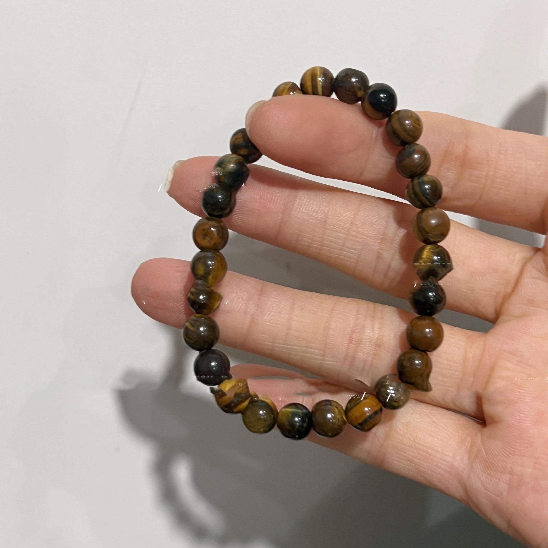 

Браслет из бусин из камня тигровый глаз Новый китайский нишевый дизайн в стиле легкой роскоши Модный темпераментный браслет высокого класса Универсальные изысканные ювелирные изделия для женщин