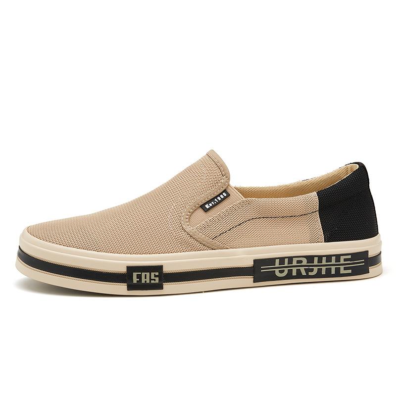 New Summer Men's Shoes Niche Trend Korean Style Design Low Top Flat Bottom Casual Shoes