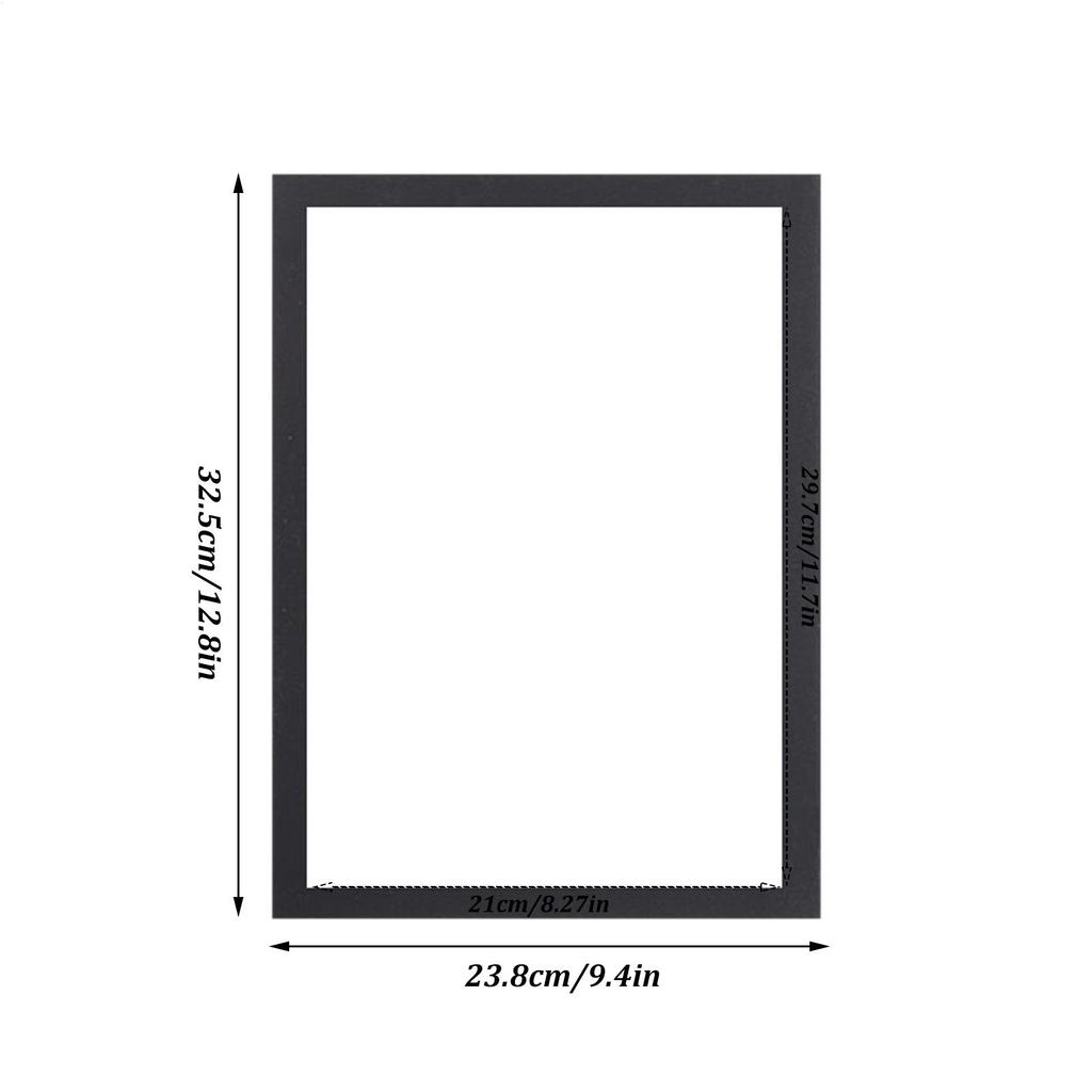 Magnetische fotolijsten A4 Magnetische lijst Woondecoratie voor School Klaslokaal Reizen Vakantie Afstuderen Bruiloft Feest