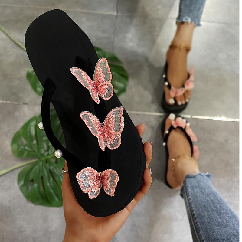 Fashion Women Slippers Fashion Anti-slip Platform Sandals Flip Flops Beach Wedge Slippers Casual Outdoor Designer Shoes Slides Women