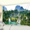 2022 Plant and Flower Fantasy Scene Home Decoration Tapestry Mandala Tapestry Hippie Bohemian Decorative Yoga Mat Bedroom Sheet