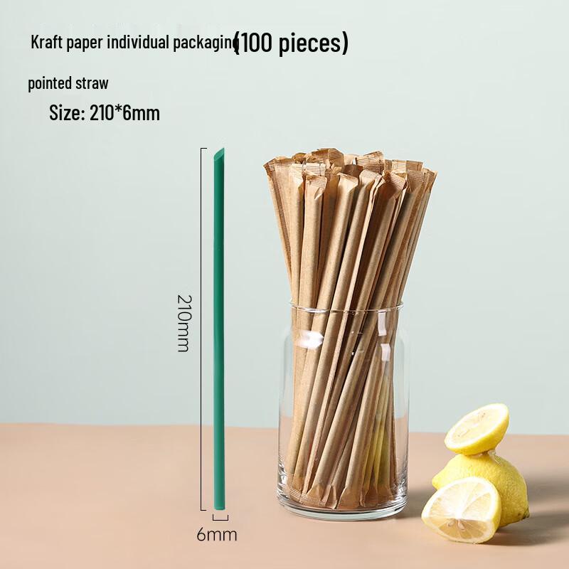 

Penguin Group Disposable Commercial Drinking Straws 100 Count Kraft Paper Pack