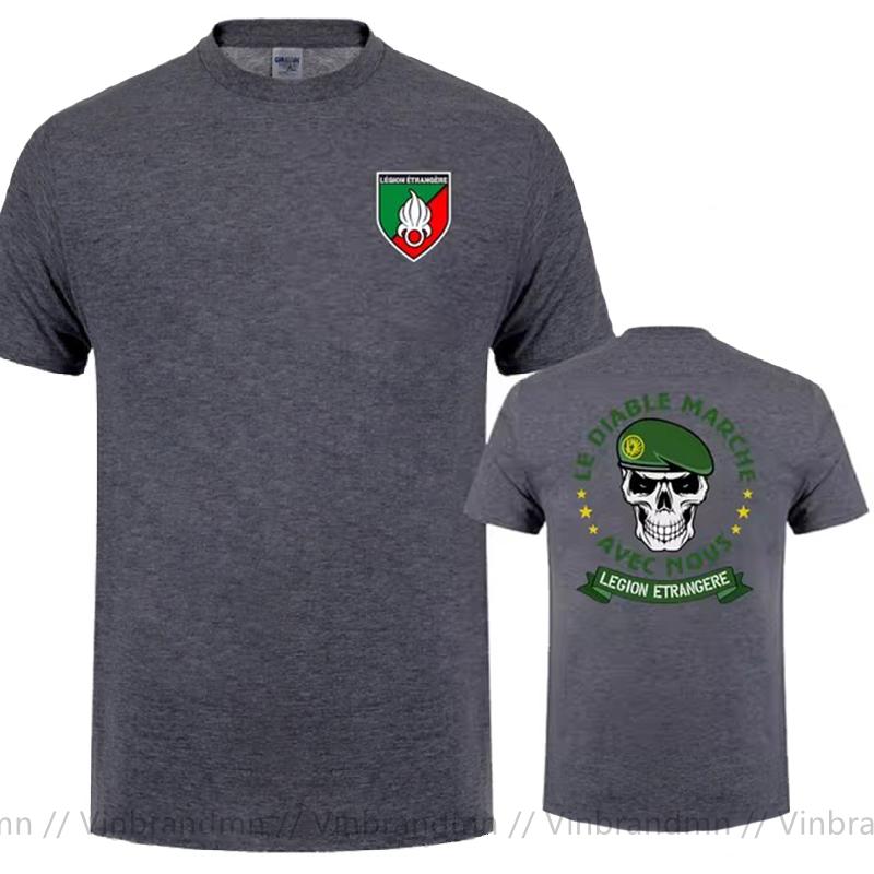 2027 New French Foreign Legion Special Forces World War Army T Shirt Unisex's Swag Legion Etrangere Rep Foreign Legion Logo Soldier