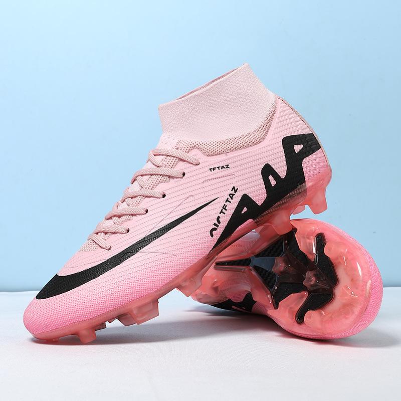 Factory Spot Football Shoes High Top AG Long Nails TF Broken Nails Student Lawn Game Training Sports Shoes