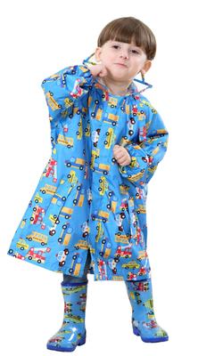 AOIF Chuva Crianças Escola Primária Armazenamento 2048 Capa de Chuva Infantil, Equipamento, Roupa de Chuva, Meninos, Meninas, Estudantes, Escola, Viseira, Capa de Chuva, Mochila, Bolsa,