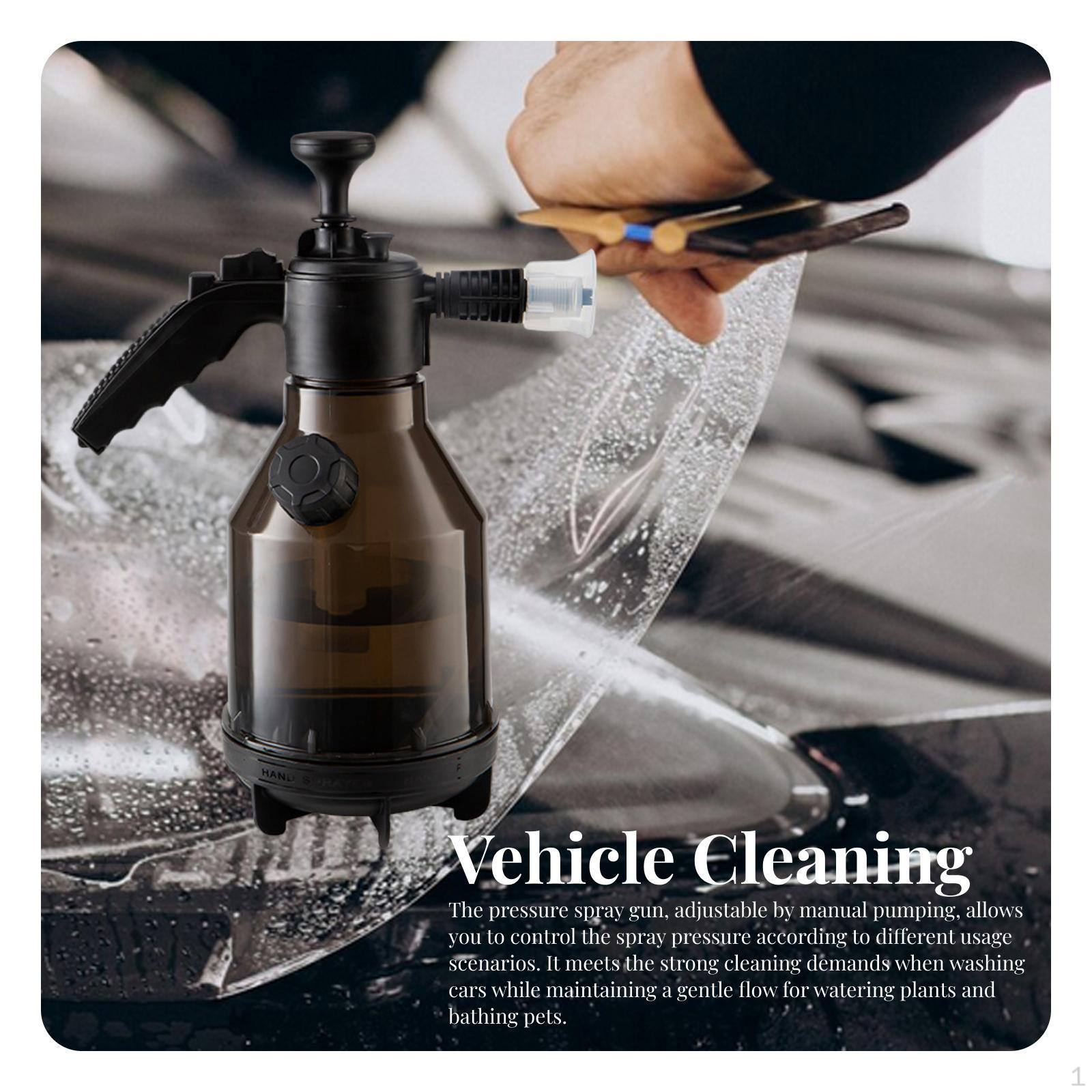 

2L Car Wash Hand Foaming Sprayer Washer Foam Pot Gardening Supplies for Garden Watering Portable