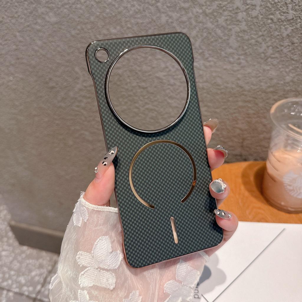 Applicable to OPPOFINDX1pro borderless Kevlar magnetic case mobile phone case FINDX1PRO anti-drop protective case