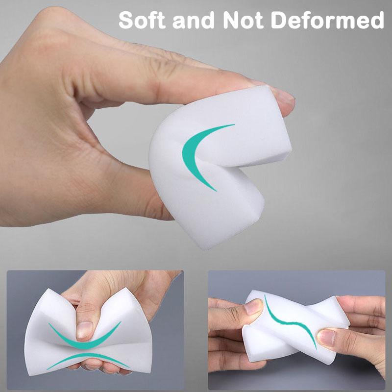 100ks/Lot Kouzelná houbička Guma Bílá Melaminová houbička na mytí nádobí Kuchyň Koupelna Kancelář Čistič Čisticí nástroje 100*60*20mm