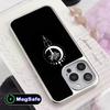 Sun Moon Mobile Cell Phone Case for iPhone 17 16 15 14 13 12 11 Air Pro Max Plus Magsafe Silver Plating Colorful Cover Luxury