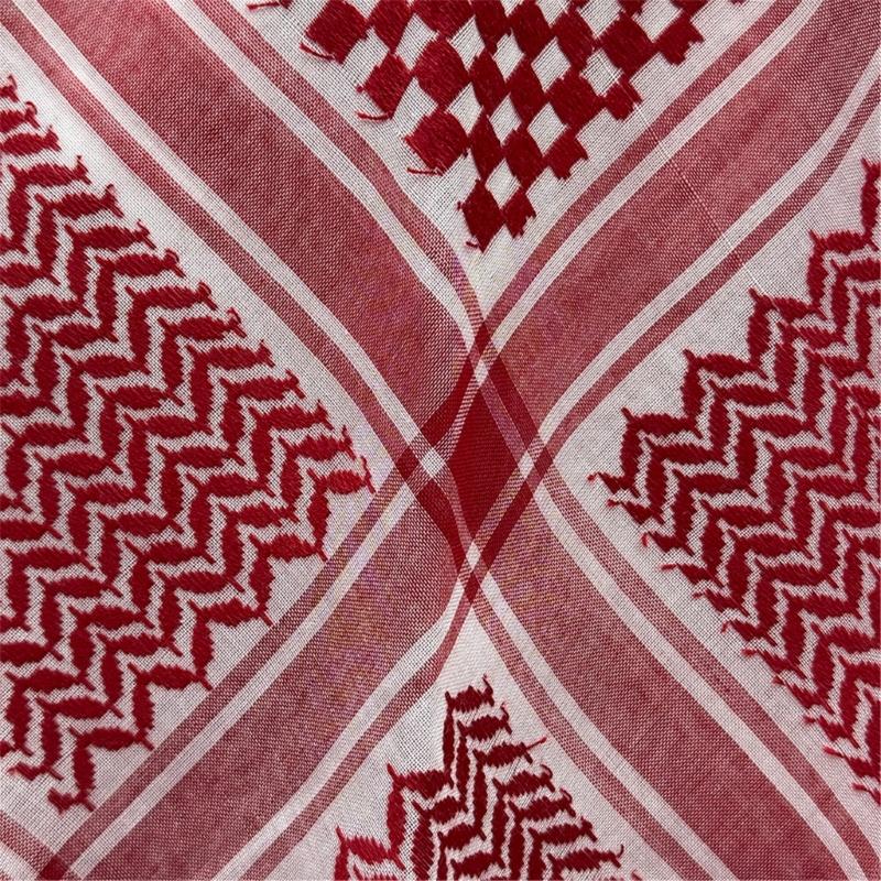 Unisex Middle Eastern Keffiyeh Scarf Comfortable and Breathable Shemagh Head Scarf for Fashion Enthusiasts Daily Wear