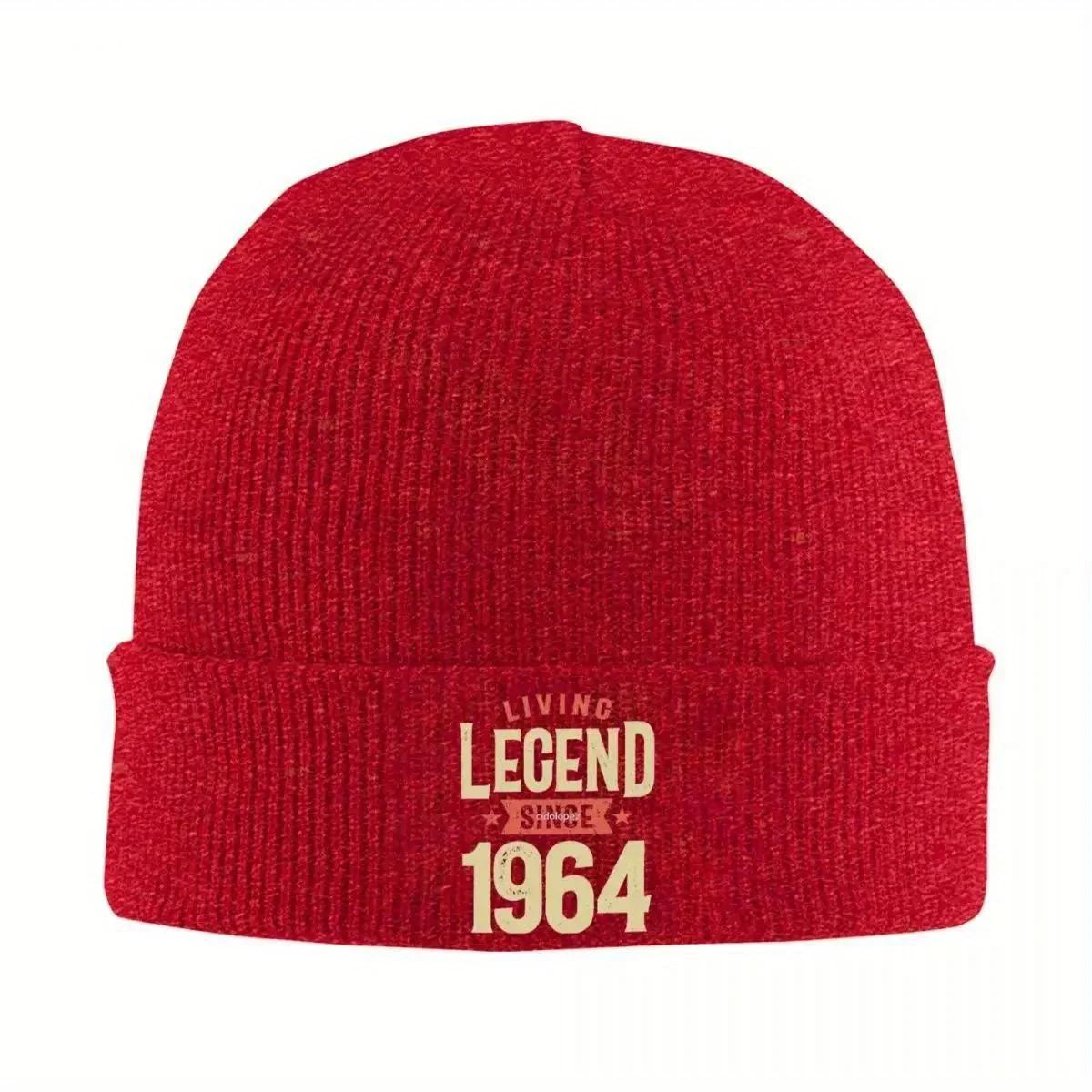 

NEW Living Legend Beanie Hats Knit Hat Outdoor Sport Warm Unisex Women Caps Autumn Winter Graphic Retro Bonnet Hats Gift