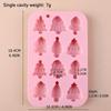 Heat-Resistant Christmas Tree Mold 12 Cavity Chocolate Mold Resin Craft Mold  DIY Craft Projects