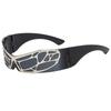 Trendy Rimless Metal Decorated Futuristic Sunglasses