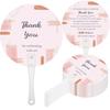10pcs Wedding Hand Fans With Grateful Words Perfect For Guests At Ceremonies Parties And Birthdays