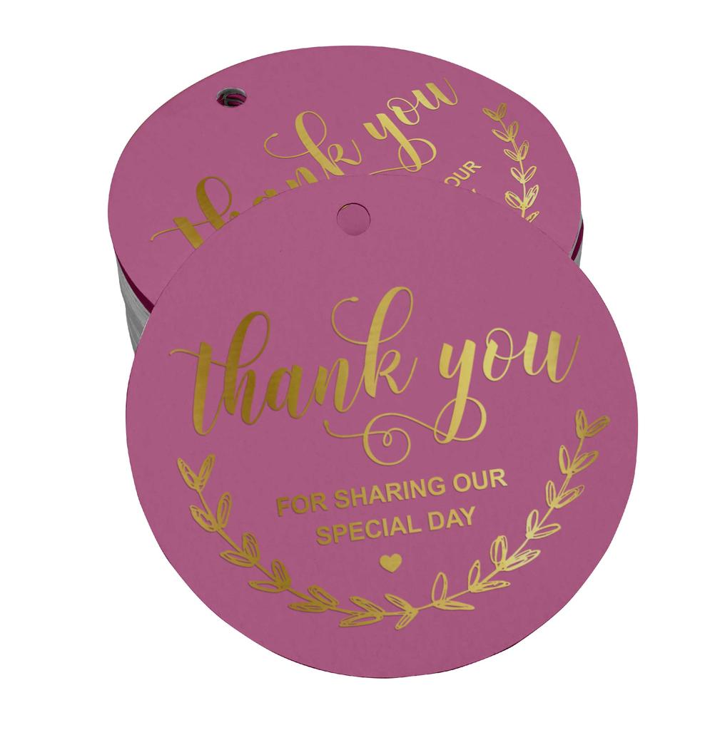 Inkdotpot Thank You For Sharing Our Special Day Bridal Shower-Baby Shower-Retirement-Wedding-Birthday Bottle Tag
