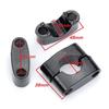 Racing Accessories Black Motorcycle HandleBar Clamp Risers Adapter Riser Mount Clamp Fat Bar Riser