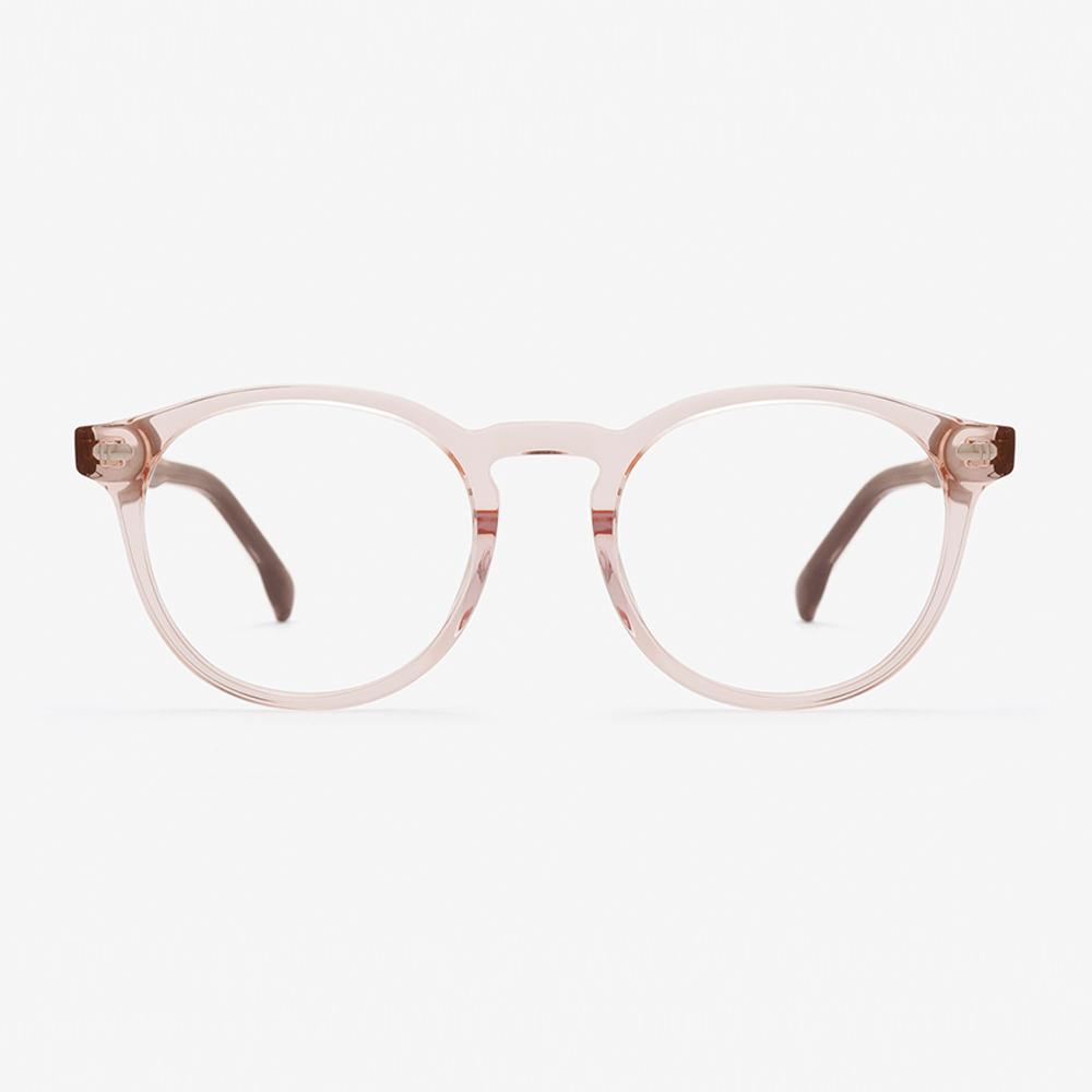 Alloaiweeo [Aloxrounz] Oversized Boston Frame Ara7107 C2 Peach/Leopard