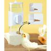 Plastic Parrot Pin Type Water Bottle Dispenser Feeder Hangings Pet Guinea Pigs Squirrels Rabbit Drinking Pipe Fountain
