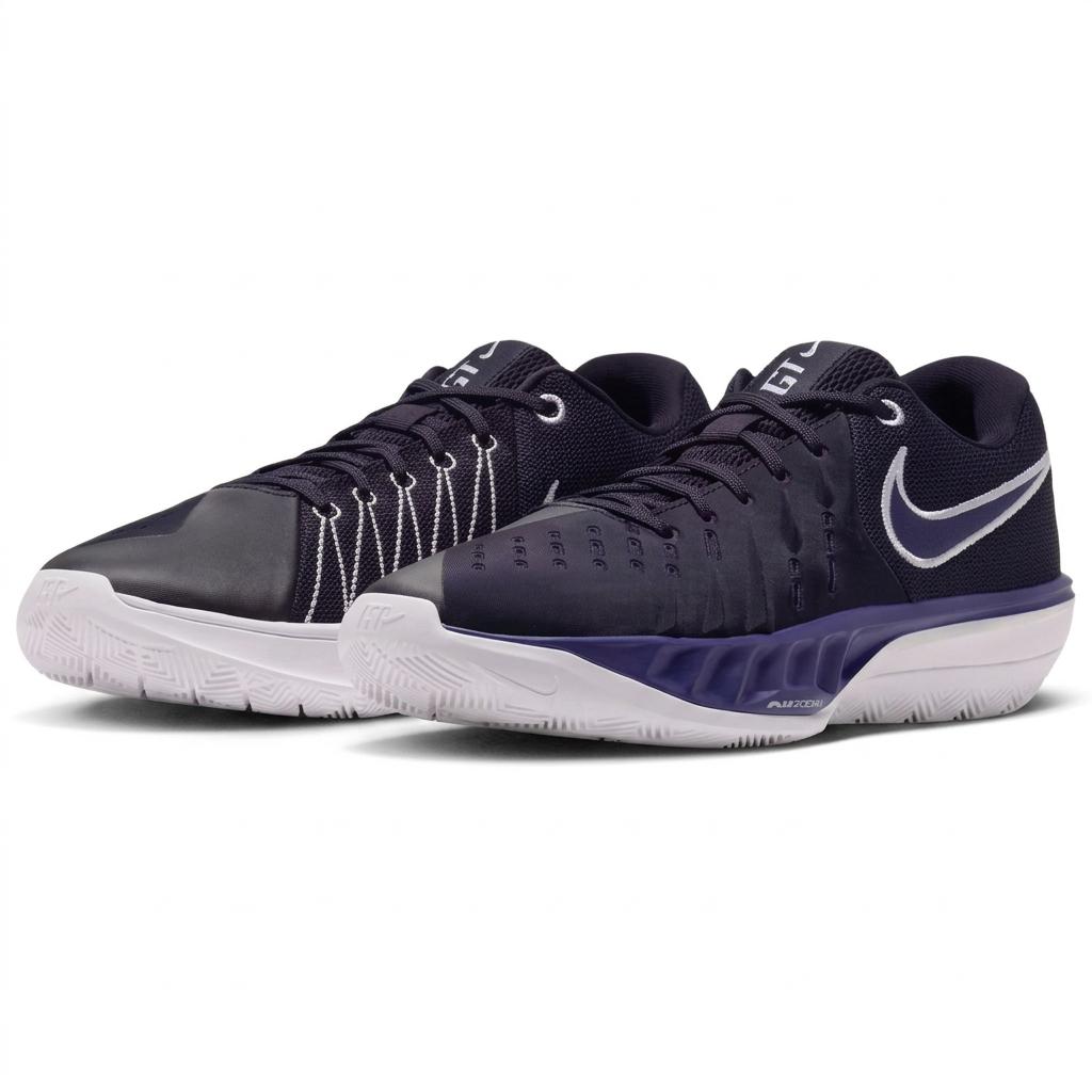 Nike Air Zoom G.T.. Cut Academy 2 Basketballschuhe Unisex Low Top Kaiserliches Lila/Weiß/Helles Pflaumenlila/Dunkles Burgunderrot HV9775-501
