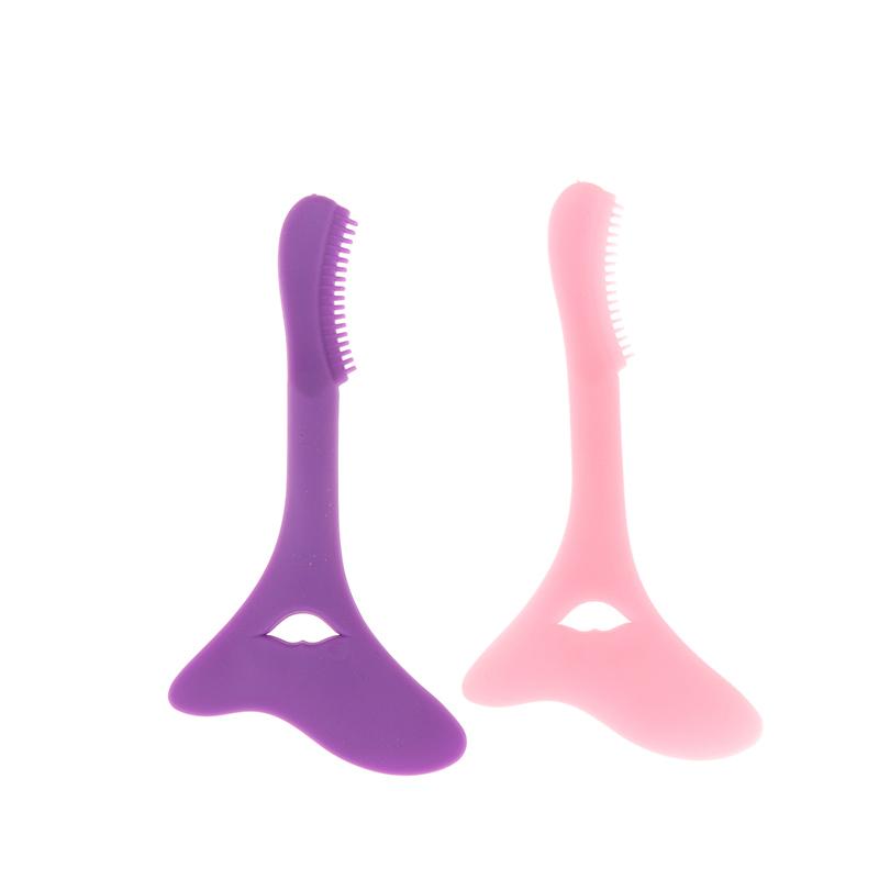 Multi-Functional Eyeliner Stencil Wing Tips Silicone Eyeliner Aid Drawing Lipstick Wearing Assistant Baffle Reusable Makeup