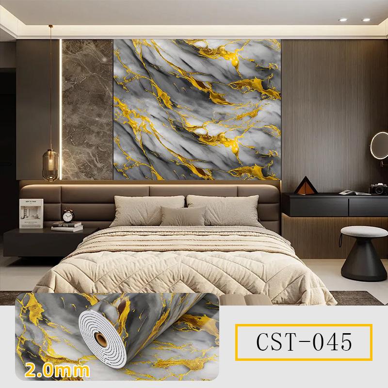 Roll-up Fliesenaufkleber Tapete Selbstklebend Wasserdichte Tapete Verdickter Marmor Verdickte Rolle Dekorative Wandaufkleber