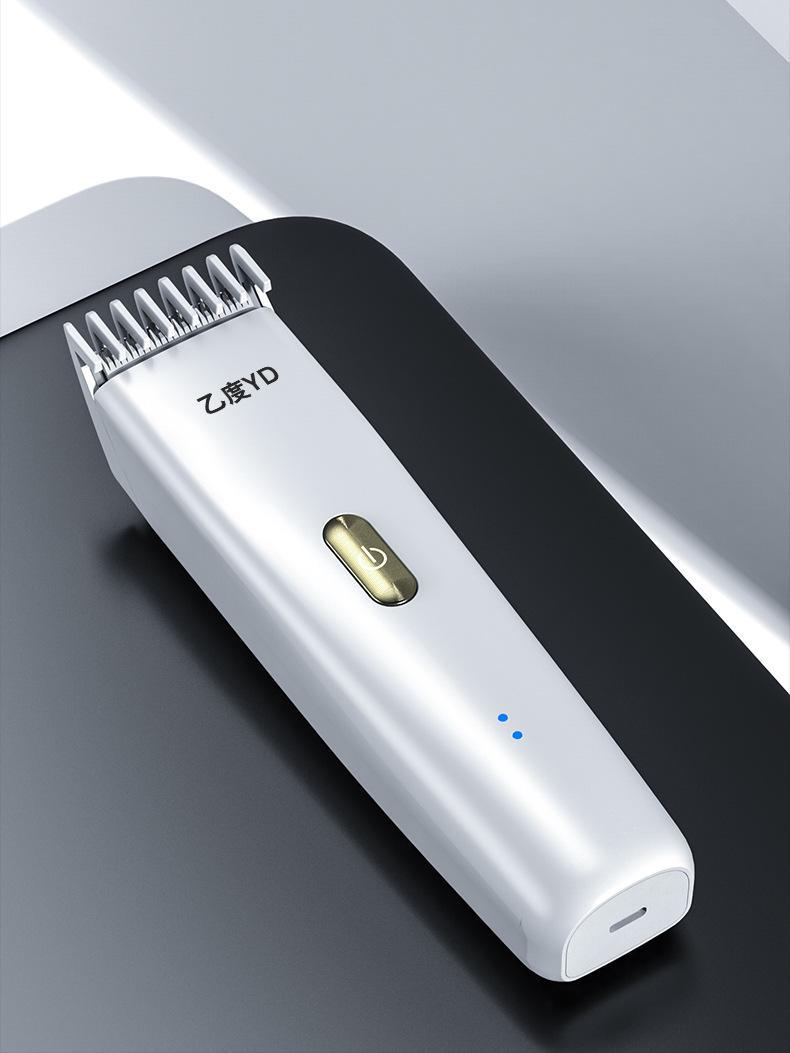 

Безшумна акумуляторна машинка для стрижки волосся для немовлят і дорослих - електрична бритва для дітей і домашнього використання Ivory White 501# Hair Clipper