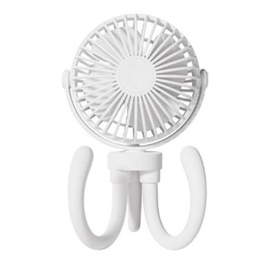 Portable Baby Stroller Fan 3 Speeds Adjustable Angle Usb Hand Fan Summer Mute Mini Octopus Electric