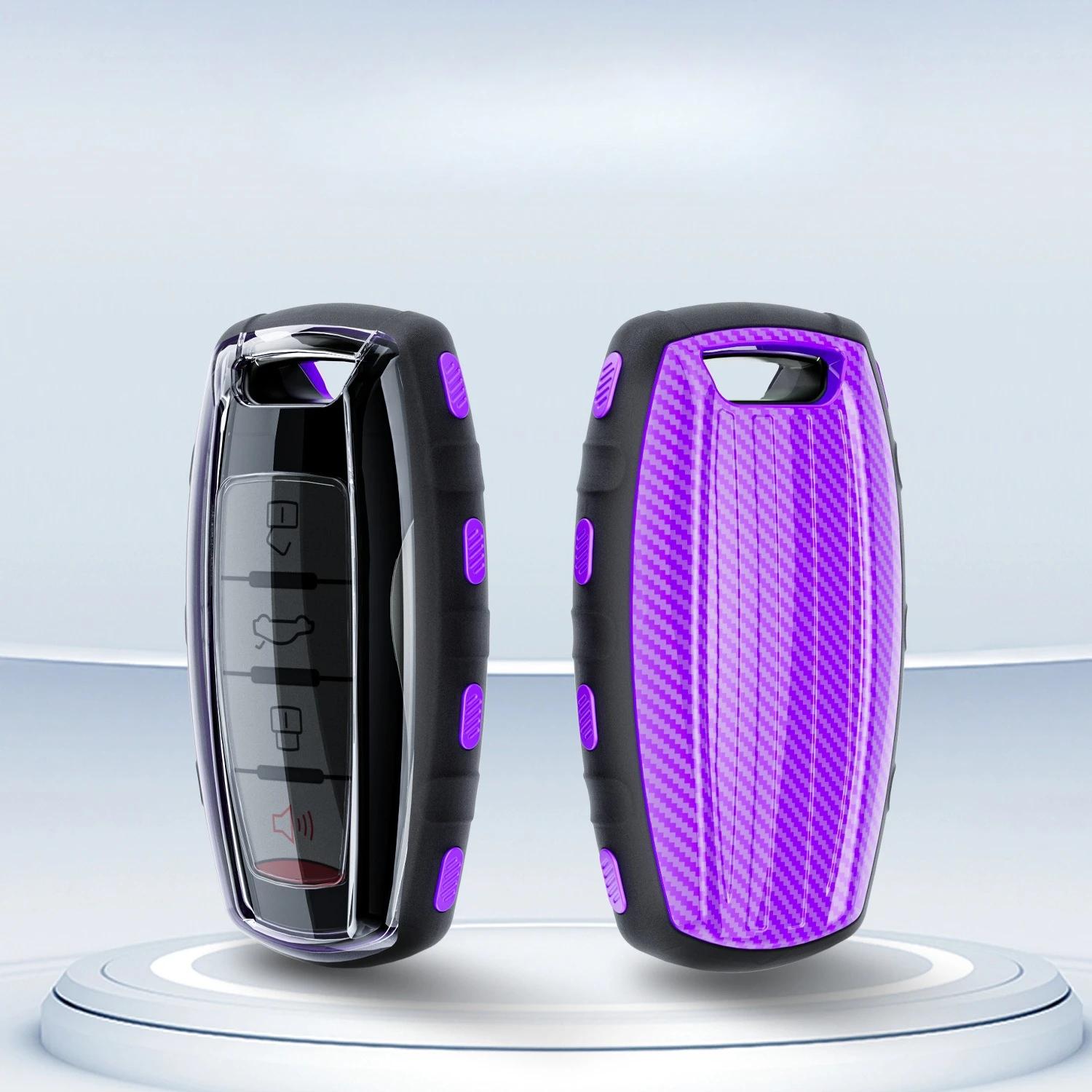 

Soft TPU Car Key Case Protector for Great Wall Haval/Hover H6 H7 H8 H4 H9 F5 F7 H2S Smart Remote Cover Shell Bag Set Accessories