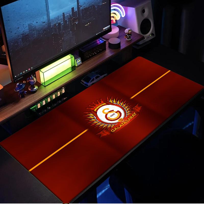 Galatasaray Fußballverein Mauspads, Gummiunterseite, Mauspads für Gamer und Bürogebrauch, Gaming-Schreibtisch, Leicht zu reinigende Matte Weihnachts-Fan-Geschenke
