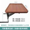 Simple Wall-Mounted Foldable Nightstand Compact Space-Saving Bedside Table with Cup Holder for Dorm Upper Bunk Shelf