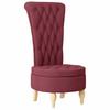 Recliner Chair Burgundy 56.5 X 70 X 110 Cm Fabric
