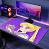 Cuscino con Stampa Sailor Moon Antiscivolo Tappetino Grande Mousepad per Laptop/Tablet XXL Tappetino per Mini PC con Bordo Bloccato