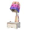 Star Bedside Lamp: Handmade DIY Science Experiment Night Light for Kids, Wooden Teaching Aids Model