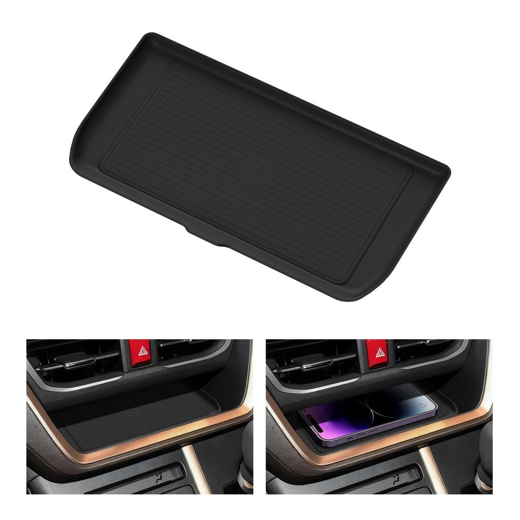 ZUNDUO Wireless Charging Storage Box for Daihatsu New Move 7th Generation LA850S Console Storage Easy Noise Shock Scratch Scratch Just Place It