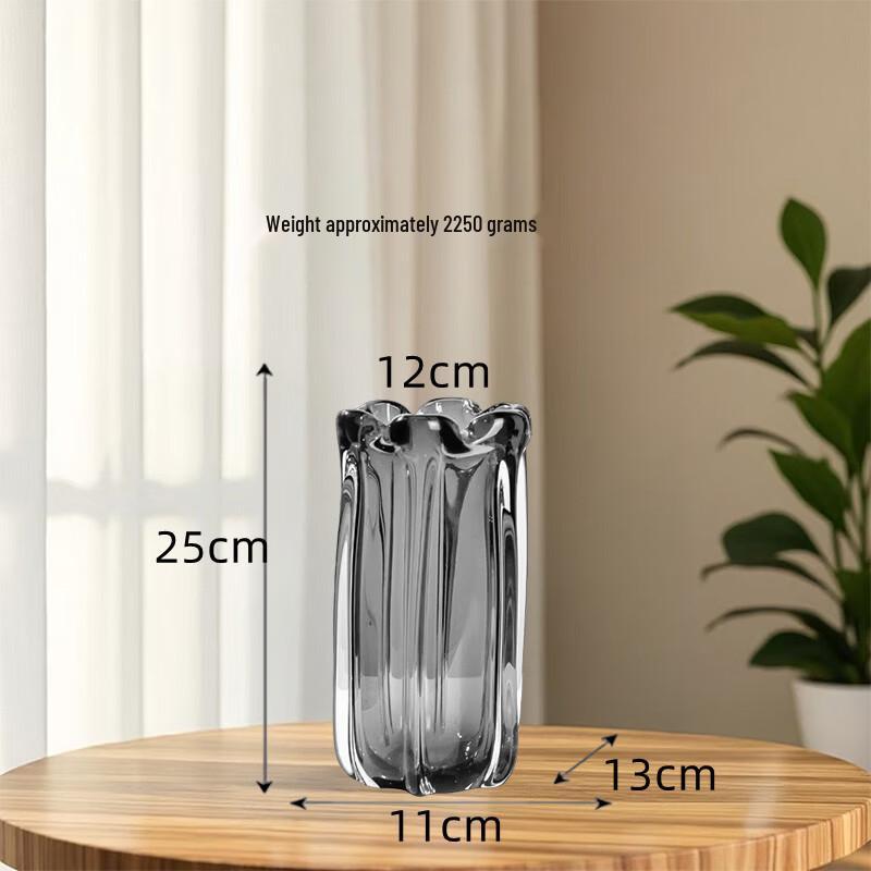 Yuzhuxun HC Large Crystal Glass Vase