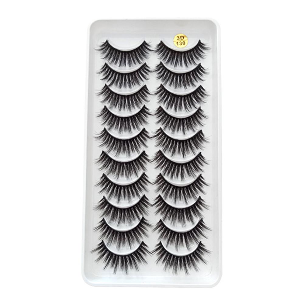 False Eyelashes Makeup 3D Thick Curled Eyelashes with Tapered End for Festival Gifts Choices