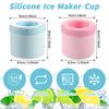60 Grids Cylinder Silicone Ice Cube Molds Easy-Release Ice Cube Trays Portable Ice Cube Bucket Maker Ice Cube Mold for Drinks