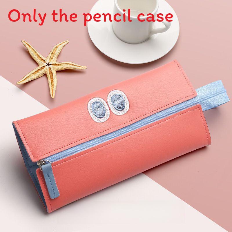 Leather Pen Case For Students With Large Capacity Perfect For Girls And Boys