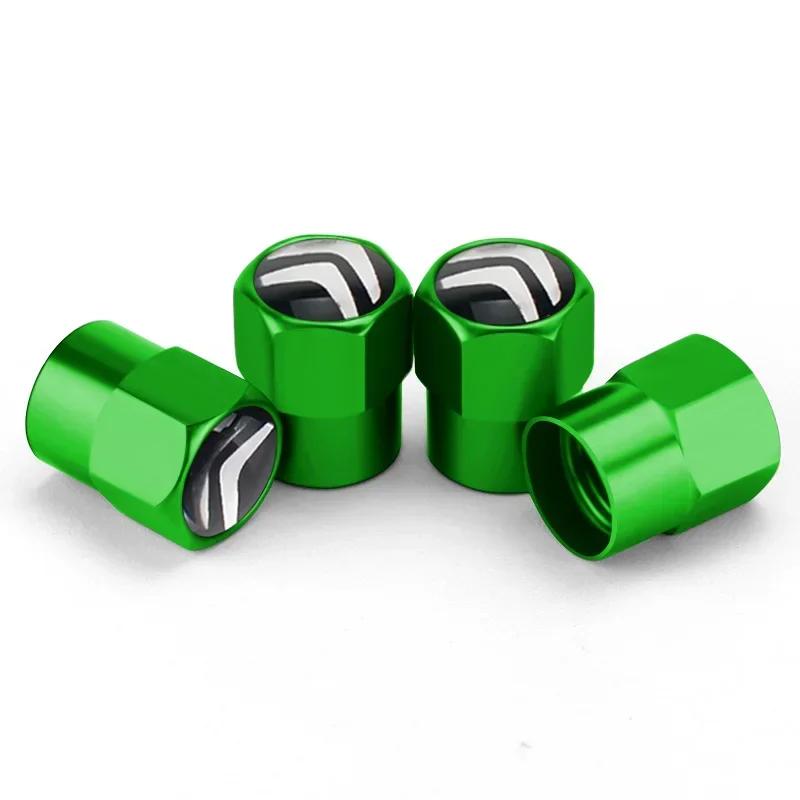 Metal Car Tyre Valve Stem Caps for Citroen Badge Berlingo C3 C4 C5 C1 C2 Berlingo C-ELYSEE Cactus Xsara Auto Exterior Accessorry